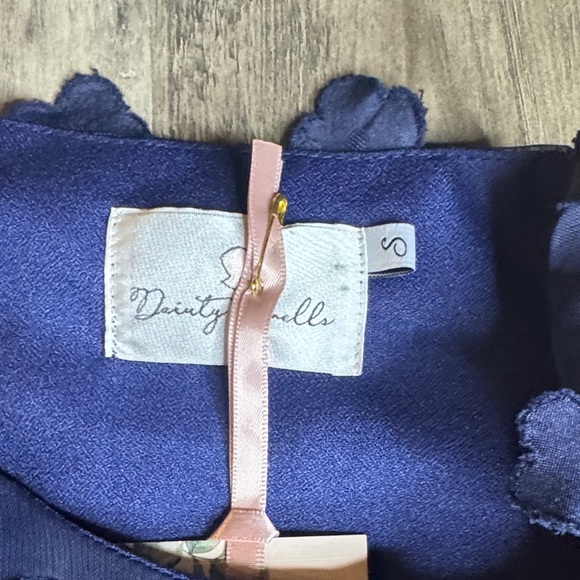 Dainty Jewells Navy “Petals in the Wind” Dress - Picture 2 of 6